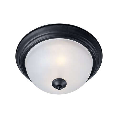 Maxim Lighting Essentials 2-Light Flush Mount 5841FTBK
